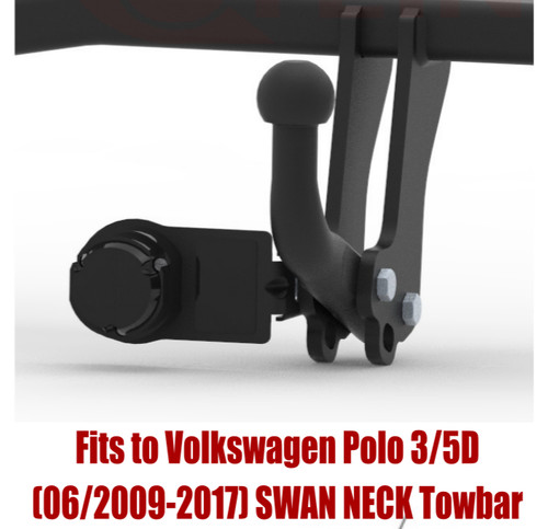 Swan neck tow bar for - bar,