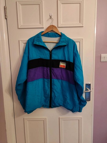 Vintage turquoise shell jacket