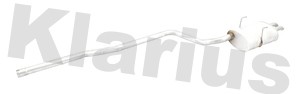 Klarius rr334d rear exhaust - rr334d,
