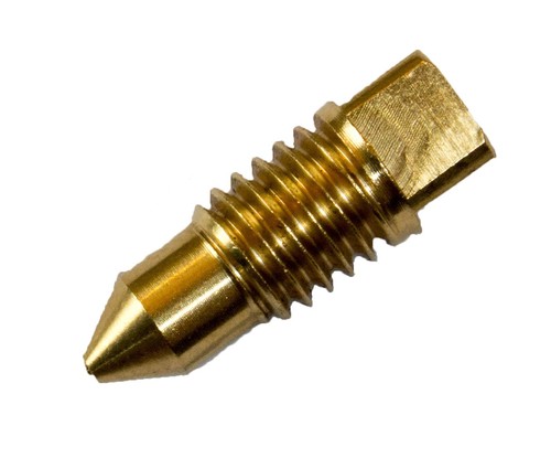 Radiator brass bleed screw - brass,