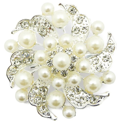 Large silver gold - gold, brooch