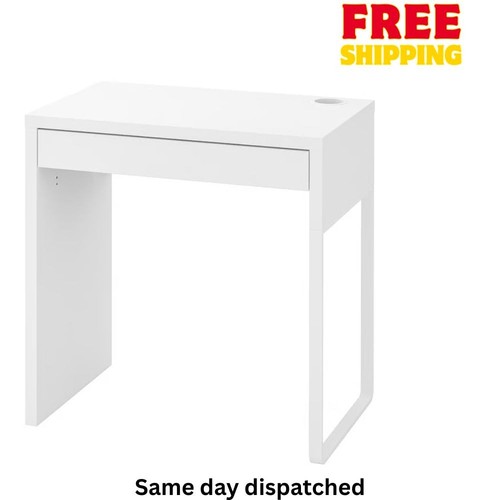 Ikea micke desk white 73x50cm - white,
