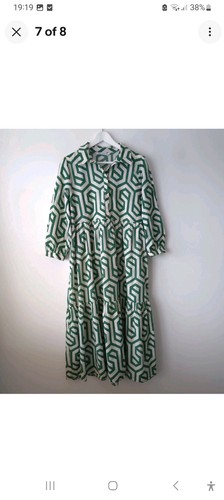 Zara geo dress print - zara,