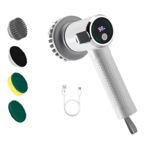 Power spin scrubber - scrubber, cordless