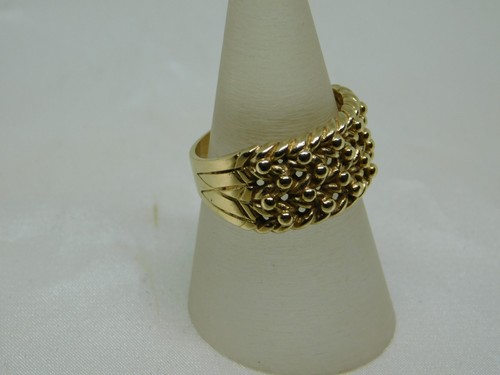 9ct gold row keeper - row,