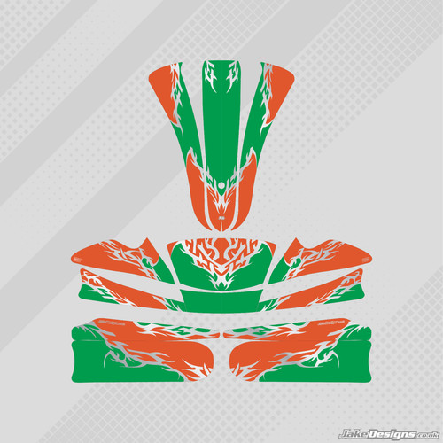 Shift custom green orange - custom, green,