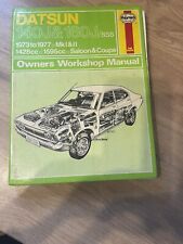 Used Datsun 140J & 160J SSS 1973 to 1975 Haynes hardback Workshop Manual