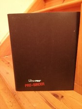 ULTRA PRO BLACK BINDER FOLDER ALBUM 9 POCKETS YUGIOH MTG POKEMON
