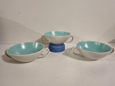 x3 Poole Pottery Celadon Green