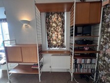 WHITE LADDERAX BOOKCASE