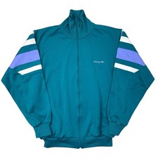 Vintage Adidas Originals Track Jacket Full Zip 90s Teal Mens XL