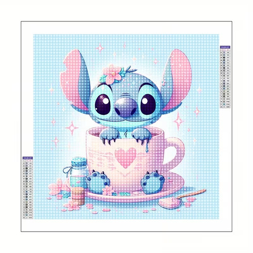 Stitch cup 5d diamond - stitch, |