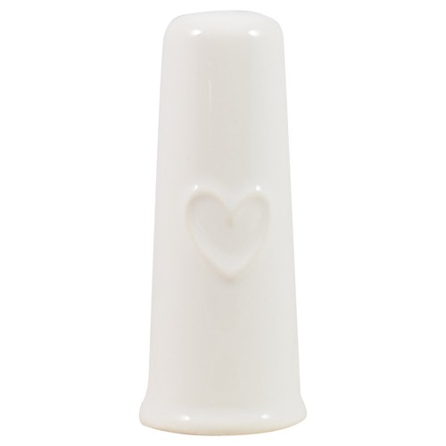 White heart embossed bathroom - embossed,