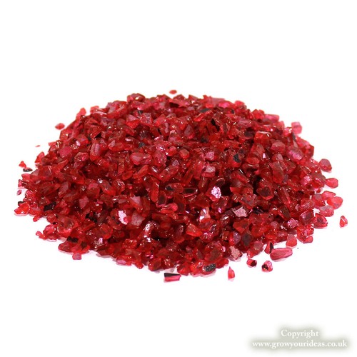 Red mirrored crushed - red,