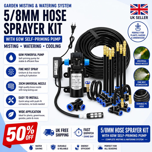 Drip irrigation system kit - system,