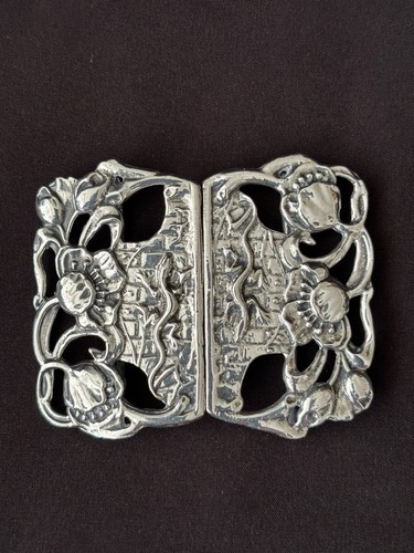 Solid silver nurses belt - nurses,