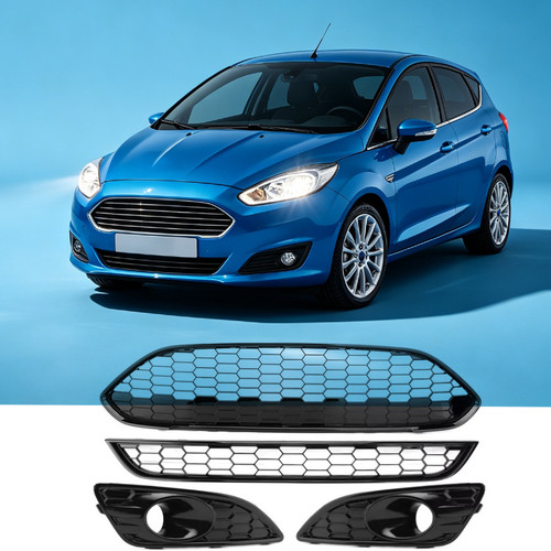 4pcs upper lower bumper - upper+lower, grille