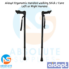 Aidapt Ergonomic Handled Walking Stick / Cane Left or Right Handed