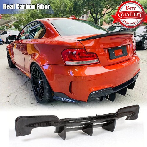 Real carbon rear bumper - carbon,