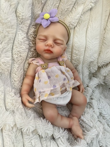 Reborn preemie asleep - preemie,