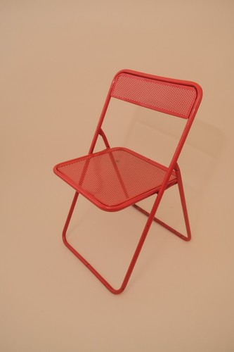 Vintage red foldable - vintage, chair