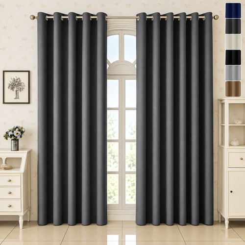 2pcs blackout curtains - blackout,