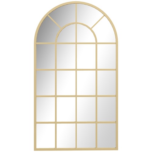 Homcom modern arch window - window, wall