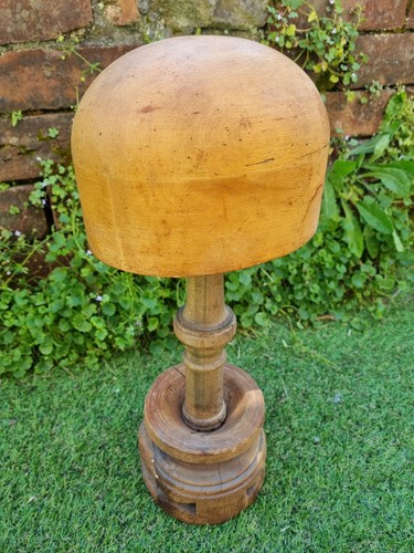 Vintage hat block - vintage, wooden