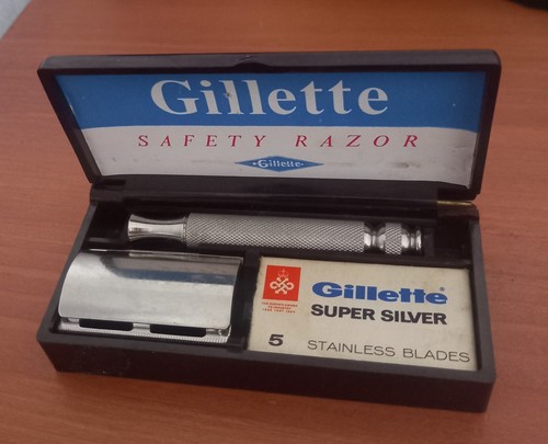 Vintage gillette safety razor - vintage,