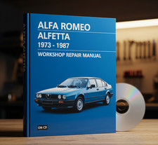 ALFA ROMEO ALFETTA 1973 - 1987 Workshop Manual Service Repair Guide on CD.