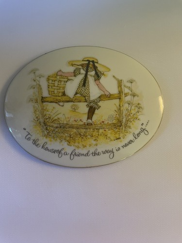 Vtg holly hobbie wall plaque - hobbie,