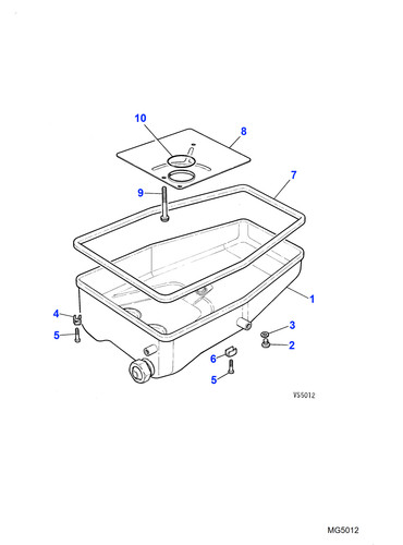 Jaguar genuine sump pan - genuine, gasket