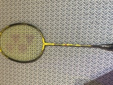 Yonex Voltric Z Force 2 Lin Dan Black/Yellow Badminton Racket with Cover Used 3U