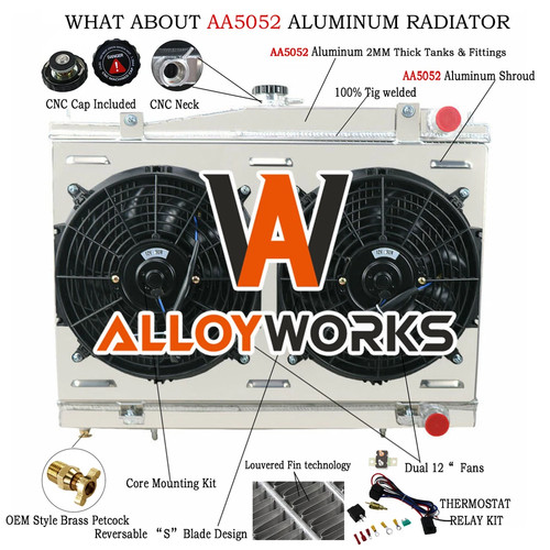 Row radiator fits skyline - fits,