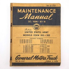 1941 Army Maintenance Manual