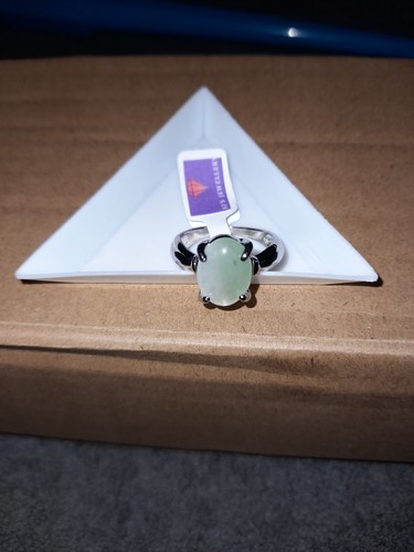 Natural green fluorite crystal - green,