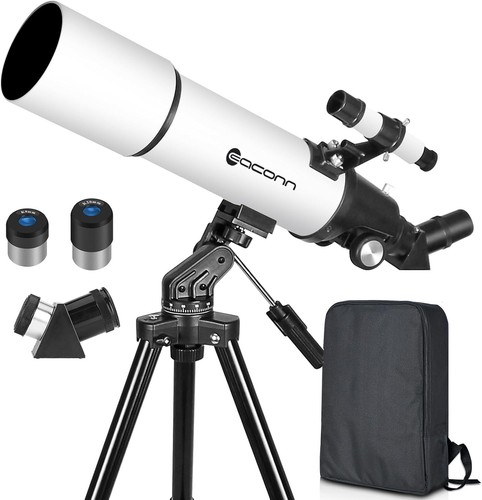 80mm refractor telescope - telescope, for