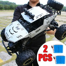 White RC Cars Large Remote