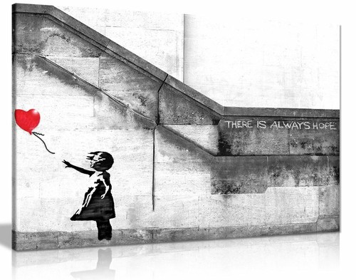 Banksy balloon girl - balloon, graffiti