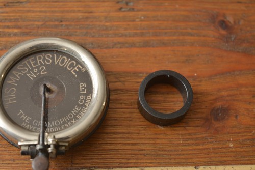 2 type gramophone - h.m.v,