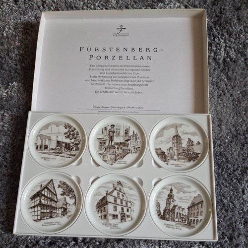 Furstenberg porcelain set - of, 6