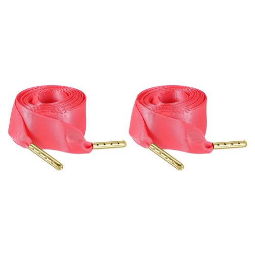 2pair satin ribbon shoelaces - 2pair,