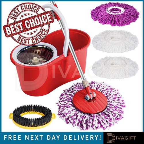 Red mop bucket set - red, floor