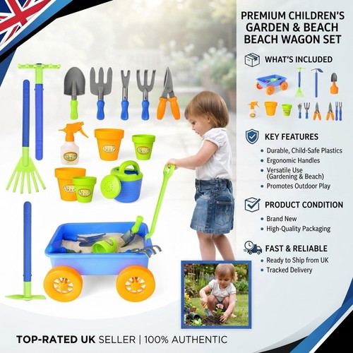 Pull along kids gardening - kids,