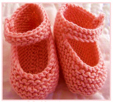 KNITTING PATTERN Baby bootees
