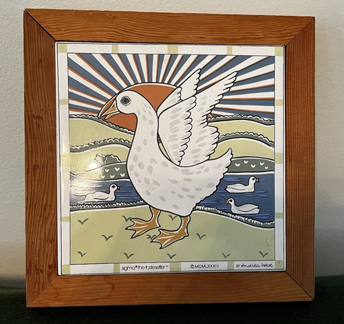 1983 goose wall decor - decor, tile