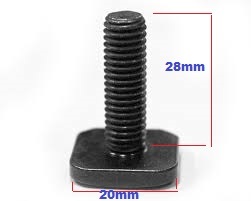 Track fixing bolt ski bike - track, t-bolt
