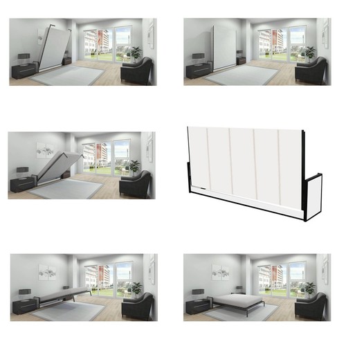 Studio single wall bed - single,