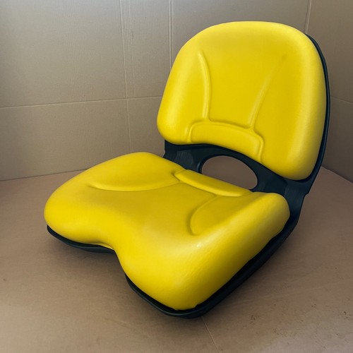 Yellow vinyl mid back seat - vinyl,