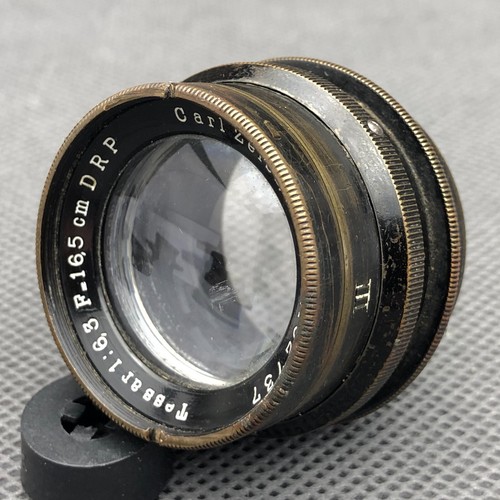 Vintage brass lens - vintage,